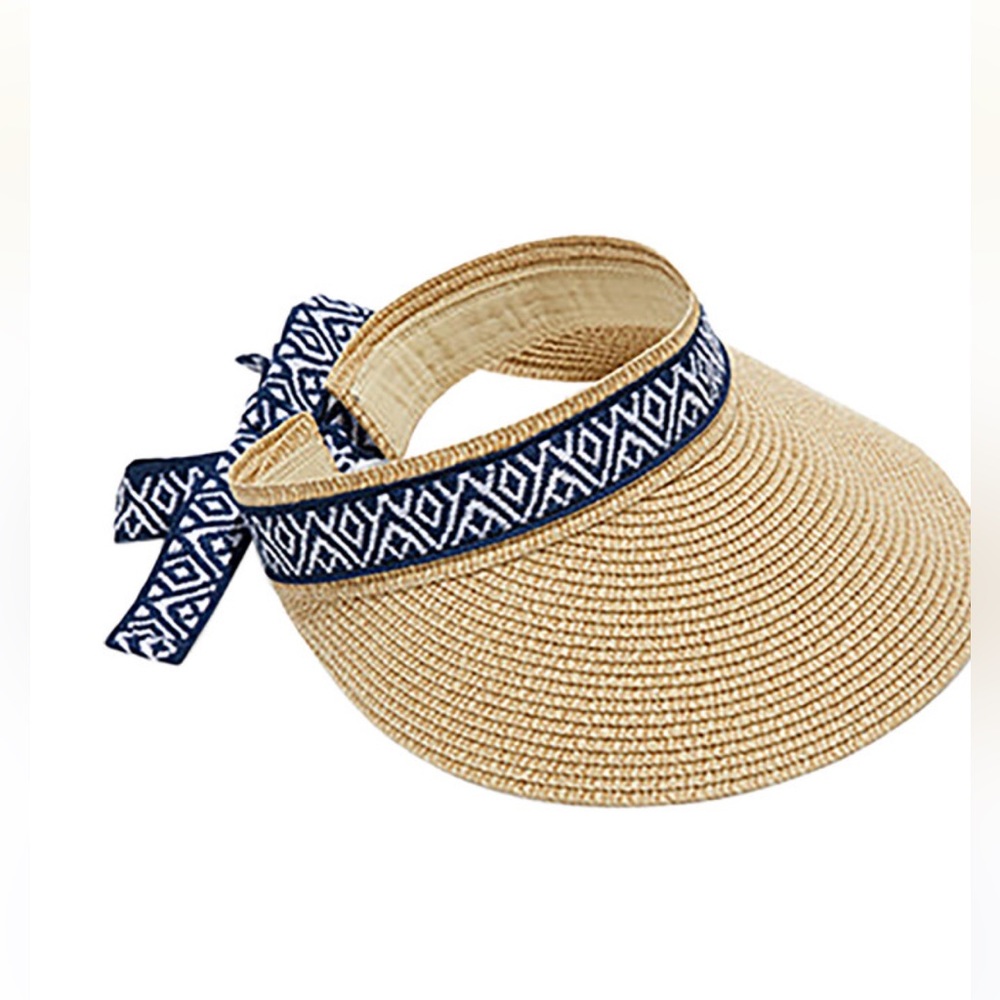 Sea & Grass Straw Visor Hat